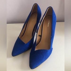 Blue Suede Heels